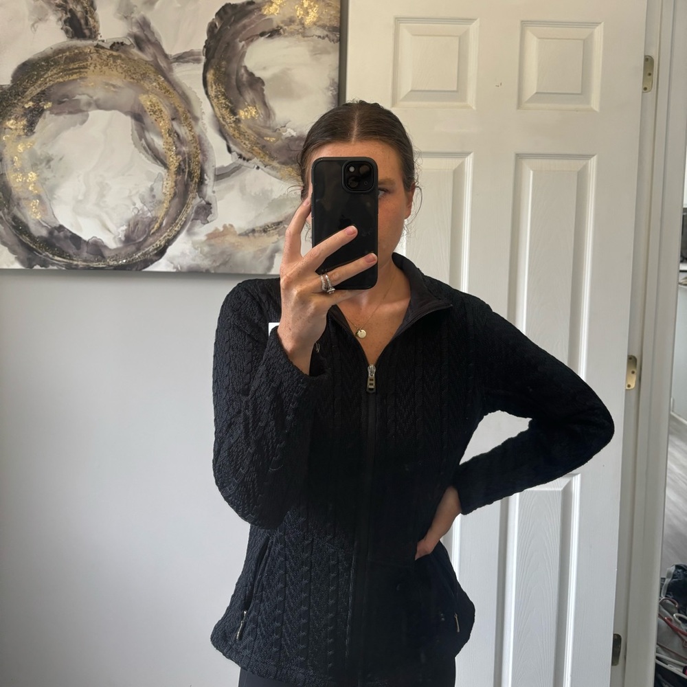Black Spyder Zip Jacket